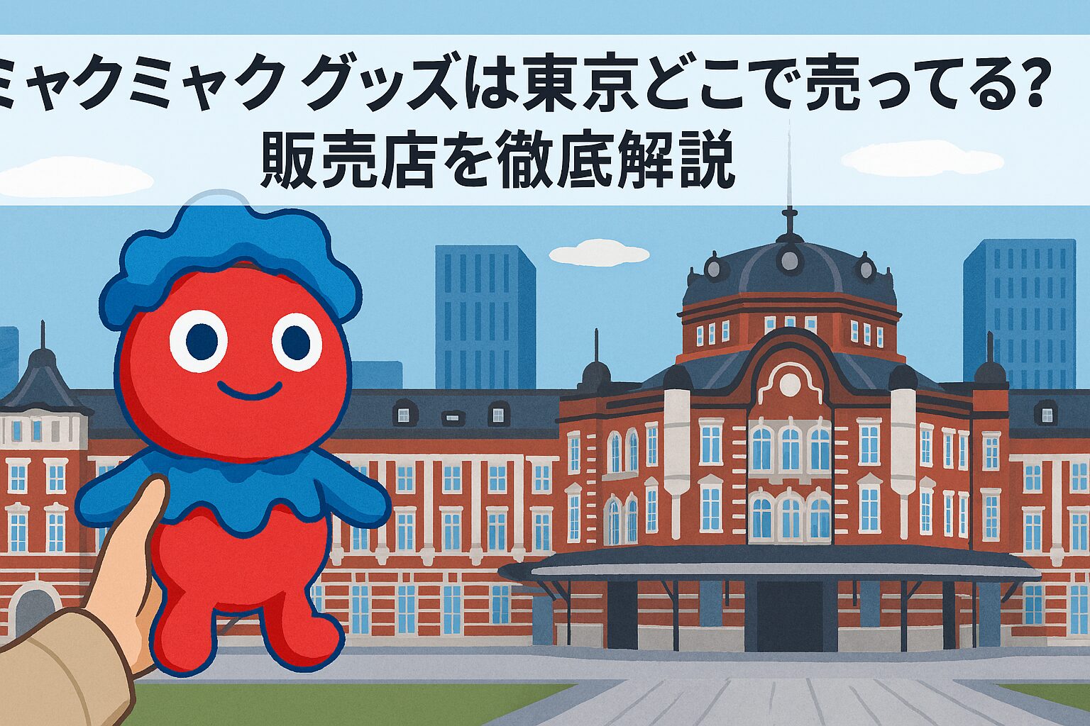 ミャクミャク グッズ どこで売ってる 東京