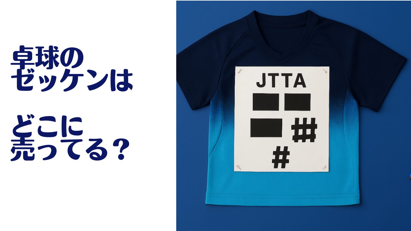 卓球 ゼッケン どこで売ってる