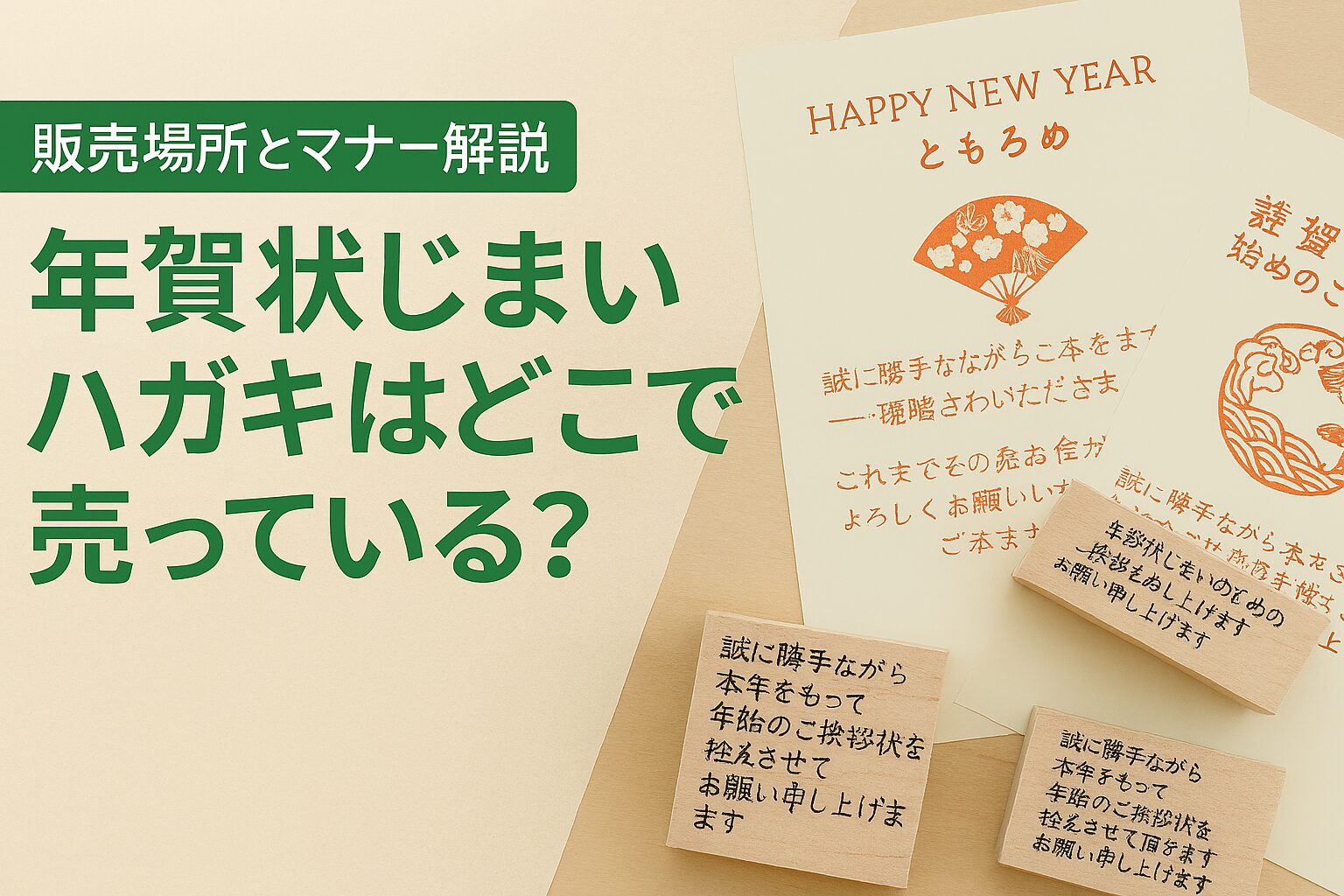 年賀状じまい ハガキ どこで売ってる